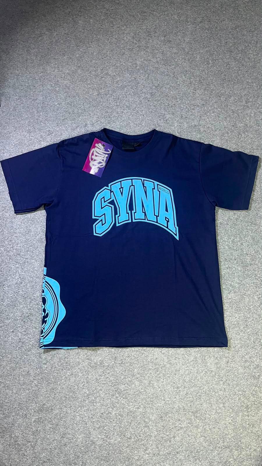 Camiseta Syna World navy frente